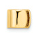 14k Yellow Gold Polished Non-pierced Single Ear Cuff