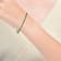 Emerald Color CZ Tennis Bracelet In 14K Gold Over Brass 5.5ctw