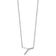Rhodium Over 14k White Gold Sideways Diamond Initial Y Pendant Cable
Link 18 Inch Necklace