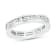 1.75ctw Round and Baguette Diamond Eternity Band Ring in 14k White Gold