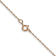 14k Rose Gold 0.5mm Solid Cable 20 Inch Chain
