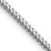 Rhodium Over 14k White Gold 1.5mm Solid Franco 16 Inch Chain