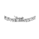 CZ Tennis Necklace In Sterling Silver 16 Inch