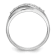 Rhodium Over 14K Gold Lab Grown Diamond SI1/SI2, G H I, Men's Band