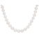 Freshwater Pearl Beaded Necklace In Sterling Silver 24 Inch