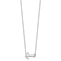 Rhodium Over Sterling Silver Anchor with 2 Inch Extension Necklace