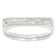 Mother-Of-Pearl Band Ring In Sterling Silver