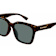 Gucci Havana Frame/ Green Lens Sunglasses