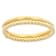 Polished And Twisted Band Ring Set In 14K Gold With Sterling Silver Core