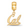 14K Yellow Gold Over Sterling Silver LogoArt University of California
Berkeley Small Dangle Bead