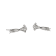 White Cubic Zirconia Rhodium Over Sterling Silver Hoop Earrings 1.62ctw