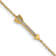 14k Yellow Gold Diamond Arrow Bracelet