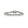 CZ Tennis Bracelet In Sterling Silver