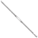 Rhodium Over 14k White Gold Flat Curb Link ID Bracelet