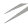 Fine Tip Stainless Steel Gemstone Tweezers 6.5 inches Long