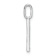 14K White Gold Diamond Lower Case Letter K Initial Pendant