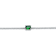 Emerald Color CZ Statement Bracelet In Sterling Silver