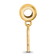 14K Yellow Gold Over Sterling Silver LogoArt University of Nebraska
Small Dangle Bead