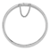 Rhodium Over Sterling Silver Diamond-cut 12mm Fancy Hinged Bangle Bracelet
