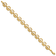14k Yellow Gold Textured Claddagh Circle Horizontal Link Bracelet