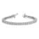 14K White Gold Lab Grown Diamond VS/SI GH, Tennis Bracelet