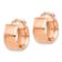 14k Rose Gold High Polished 5/8" Hoop Earrings