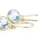 Sky Blue Topaz 14k Yellow Gold Dangle Earrings 5.00ctw