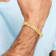14K Yellow Gold Polished and Satin 8.5-inch Men's Link Bracelet