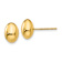 14k Yellow Gold Polished 10mm Stud Earrings