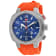 Seapro Men's Guardian Blue Dial, Orange Silicone Watch