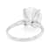 Lab-Grown Diamond Solitaire Ring In 14K White Gold 5.00ct