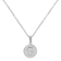 Initial G Charm Pendant Necklace In Silver-Tone