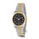 Mens Charles Hubert Two-tone Stainless Steel Black Dial Watch