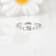Rhodium Over Sterling Silver Lab Grown Diamond Solitaire Ring