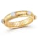 Rachel Zoe Moonstone Simulant Tubogas Bold Bangle in 14K Gold Over Brass