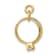 14k Yellow Gold Wedding Rings Cubic Zirconia Charm