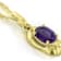 Amethyst Pisces Birthstone Pendant