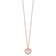 14K Two-Tone Lab Grown Diamond Hearts Necklace
