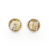 Yellow Citrine Rhodium Over Sterling Silver Stud Earrings 5.00ctw