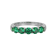 Green Cubic Zirconia Platinum Over Sterling Silver Ring 1.98ctw