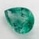 Zambian Emerald 8.11x5.83mm Pear Shape 0.97ct