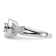 Rhodium Over 14K White Gold Lab Grown Diamond Cluster Engagement Ring 0.39ctw