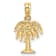10K Yellow Gold Charleston Palm Tree Charm