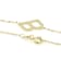 Sideways Initial B Necklace In Solid 14K Yellow Gold 18 Inch
