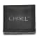 Stainless Steel Polished Black Ceramic CZ Beveled Edge Ring