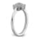 Rhodium Over 14K White Gold Lab Grown Diamond SI1/SI2, G H I, Cluster Ring