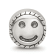 Sterling Silver Smiley Face Bead