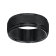 9mm Step-Edge Comfort Fit Band in Black Tungsten Carbide with Brushed Finish