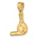 14k Yellow Gold 3D Blow Dryer Pendant