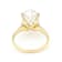 Lab-Grown Diamond Oval Solitaire Ring In 14K Gold 5.00ct